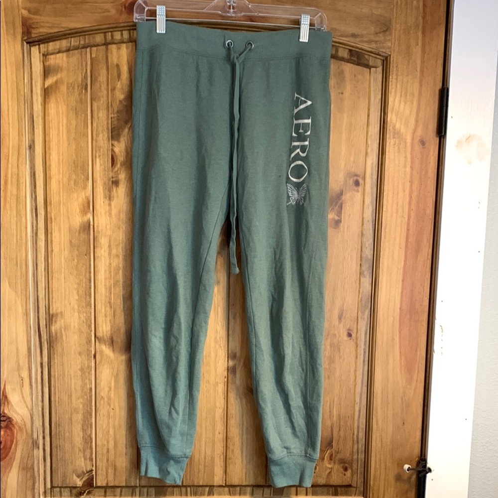 Aeropostale Green Jogger Pants